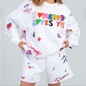 Never worn before - The Mayfair Group. OG Mayfair Somebody Loves You Sweatshorts